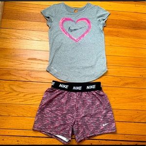 EUC Nike Dri-fit shorts set 5/6